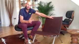 Pk22 Easy chair demonstration - Iconic Interiors