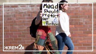 Mead High School students organize walk out in response to alleged assault among football team