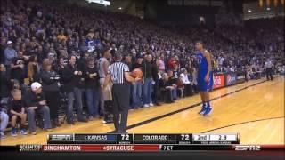 Colorado Beats Kansas 75-72 | Askia Booker