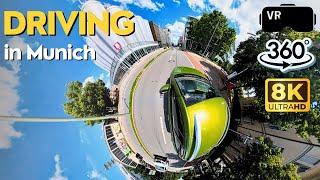 360 VR Driving video in Munich | Insta 360 X4 [8K]