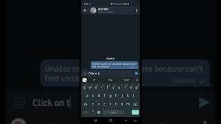 Telegram voice button missing fixed