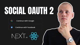 Full-Stack Implementation of OAuth 2 Authentication (Google & Facebook) with NextJS and NodeJS