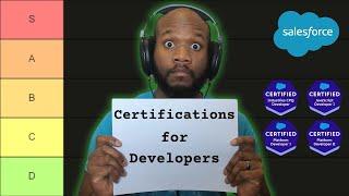 Salesforce Developer Certification Tier List 2024 | Best Certs to get a Job