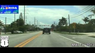 Homestead FL to Key West FL US-1 Time Lapse Drive