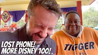 The Lost Phone Saga at Oswald's & More Yummy Disney100 Foods!