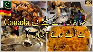 Aj Mahman Canada wapis chle gi hum ge milne#dailyvlog #faisalabadingermany #vlog