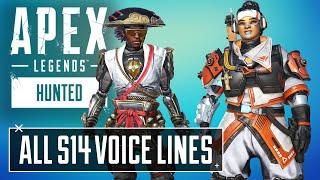 NEW Apex Season 14 All Interaction Voice Lines - Apex Legends