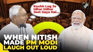 “Kuchh Log Jo Idhar Udhar Jeet Gaya Hai…” Bihar CM Nitish Kumar speech makes PM Modi laugh out loud