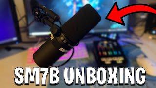 Shure SM7B UNBOXING w/ SETUP + Mic Review