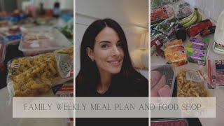 FOOD SHOP HAUL | GROCERY HAUL | MEAL IDEAS FOR A FAMILY OF 5