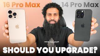 iPhone 16 Pro max vs 14 Pro max | Should you upgrade?