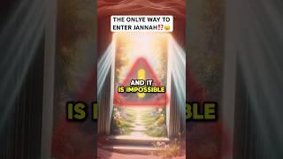 You won’t be able to enter Jannah with your Good Deeds…?  #islamicshorts #shorts