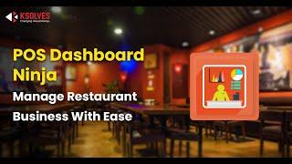 Manage Restaurant Business with POS Dashboard Ninja App