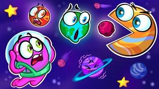 HUNGRY PLANETS! 🪐 | Saving The Solar System | Funny Kids Songs by Slick Slime Sam 