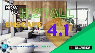 How to Install Enscape 4.1  Full Crack  for Sketchup or Revit | ARTISAN ARC VIEW