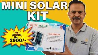 Solar kit | Solar lighting kit | Solar home lighting kit | Mini solar kit