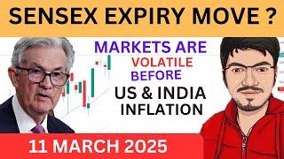 Nifty Prediction and Bank Nifty Analysis for Tuesday | 11 March 2025 | Sensex Expiry Tomorrow