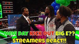 Streamers React!! New Day kick out Big E! #wwe #wweraw #newday