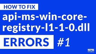 api-ms-win-core-registry-l1-1-0.dll Missing Error | Windows | 2020 | Fix #1