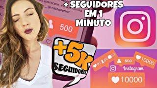 COMO CONSEGUIR SEGUIDORES NO INSTAGRAM 2021 | Seguidores pro Instagram rápido