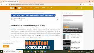 Unlock Tool 2025.03.01.0 Released New [Latest Version] - Samsung Frp Bypass Tool - GSM All Tool