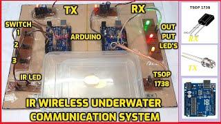 IR Wireless Underwater Communication System Using Arduino