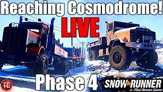 SnowRunner LIVE: PHASE 4! Can We Make It To COSMODROME!? NEW MAPS, TRUCKS, & MORE!