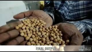 gravity separator process with  chickpeas