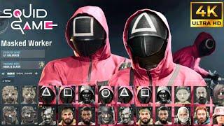 All PINK GUARDS Voice Lines, Animations, Weapons & Executions | COD BLACK OPS 6 Squid Game Event