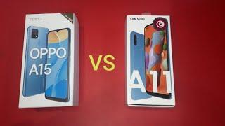 OPPO A15 vs Samsung Galaxy A11 comparaison