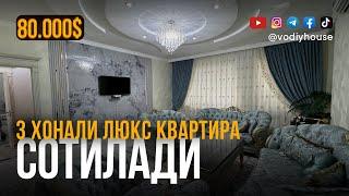 Фарғона шахар хокимиятини орқасида 3 хонали квартира сотилади