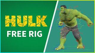 Hulk "FREE" Rig and  3D Model (2021)