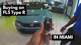 Buying an FL5 Type R in MIAMI #fl5 #typer #honda #acura #types #soflo #miami #dade