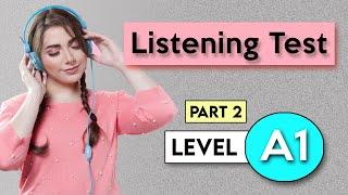 A1 Listening Test - Part 2 | English Listening Test