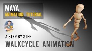 Maya Basic Animation Tutorials - Walk Cycle | A Step by Step Guide