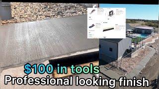 In 2025… JUST DIY! Professional concrete results w/ only $100 in tools