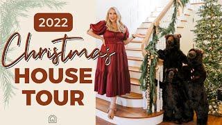 2022 Christmas HOME TOUR | Cozy Christmas Decor Inspiration | #decoratewithme