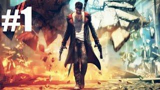 DmC:Devil May Cry - Playthrough Mission 1 - Intro (No Commentary) (60fps)