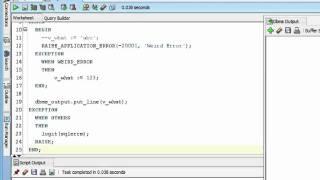 Oracle PL/SQL Tutorial -  Suggestions for Exception Handling