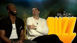 Noah Centineo & Aldis Hodge Talk Black Adam & Pierce Brosnan!