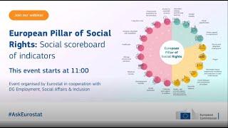 Webinar on the European Pillar of Social Rights - Social scoreboard of indicators