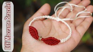 Macrame Bracelet | DIY Wings Bracelet | How To Make Bracelet At Home | Creation&you