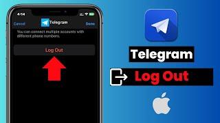 How To Log out of Telegram Account on iPhone | Sign Out of Telegram App