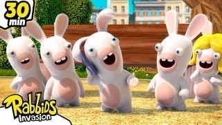 Hello, this is Rabbids! | RABBIDS INVASION | 30 Min New compilation | Cartoon for kids