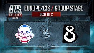 5men vs B8 Game 2 - BTS Pro Series 3 Europe/CIS: Groups w/ KillerPigeon & Pajkatt