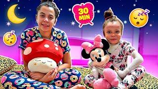 ROTINA DA NOITE DE SARAH E ELOAH 100% REAL *30 minutos de vídeo sem cortes - Sarah de Araújo