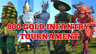 800 Gold Infantry Tournament. Total War Warhammer 3