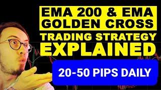 EMA 200 & EMA 50 Golden and Death Cross Trading Strategy