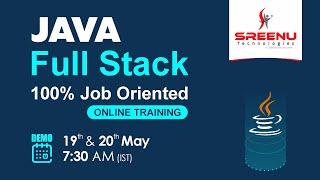 Java Full Stack (100% Job Oriented Training) | By Mr. Sreenivas