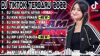 DJ TIKTOK TERBARU 2022 || DJ TIARA X SIKOK BAGI DUO FYP TIK TOK VIRAL 2022 JEDAG JEDUG FULL BASS